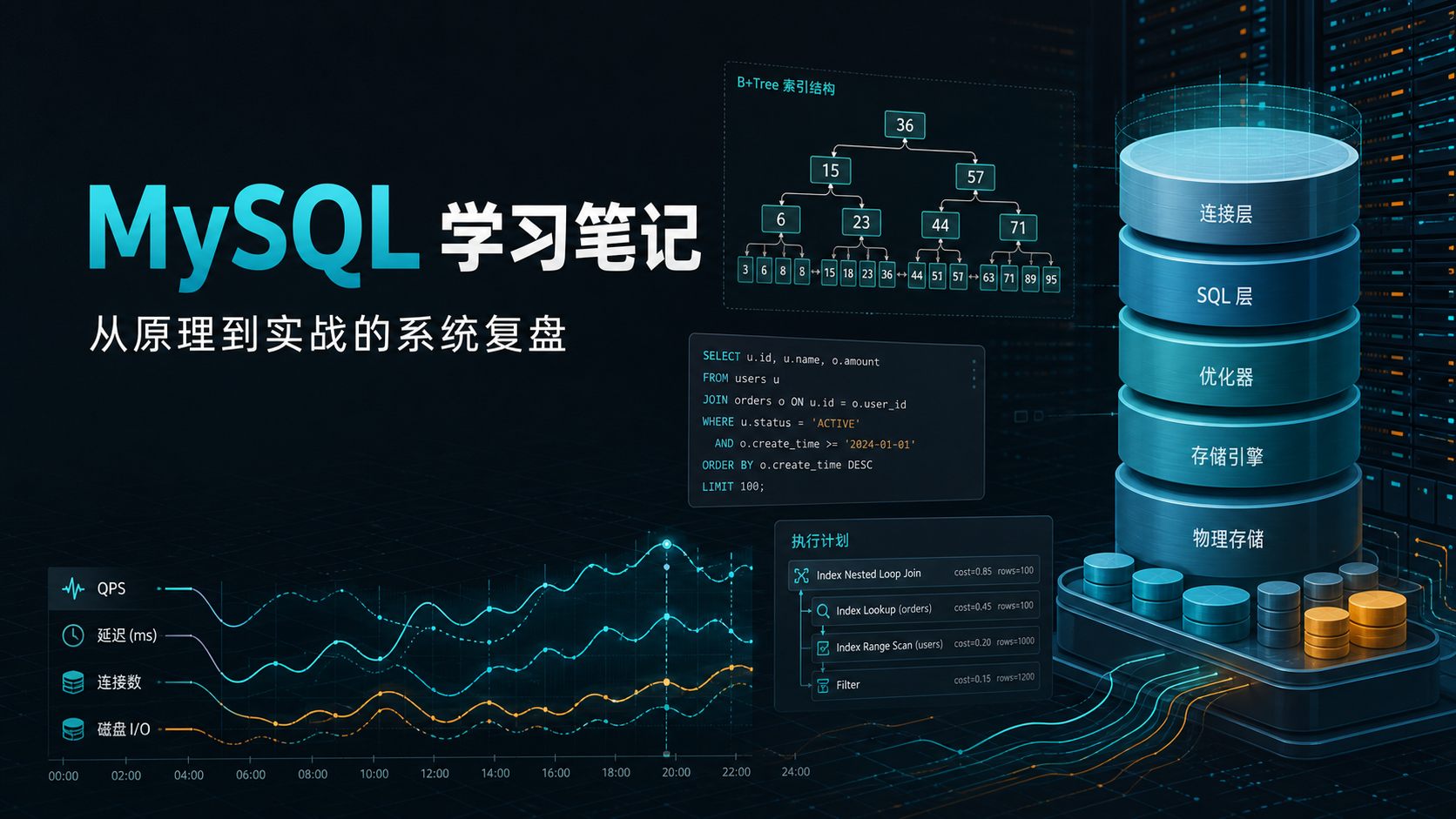 MySQL 学习笔记:从原理到实战的系统复盘 - 菜鸟的小站